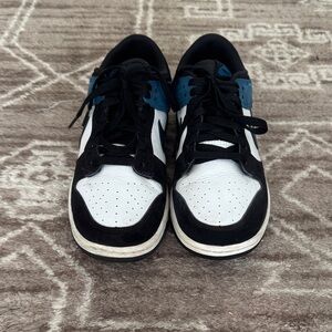 Nike Dunk Low Retro Blue industrial Airbrush Mens Size 8